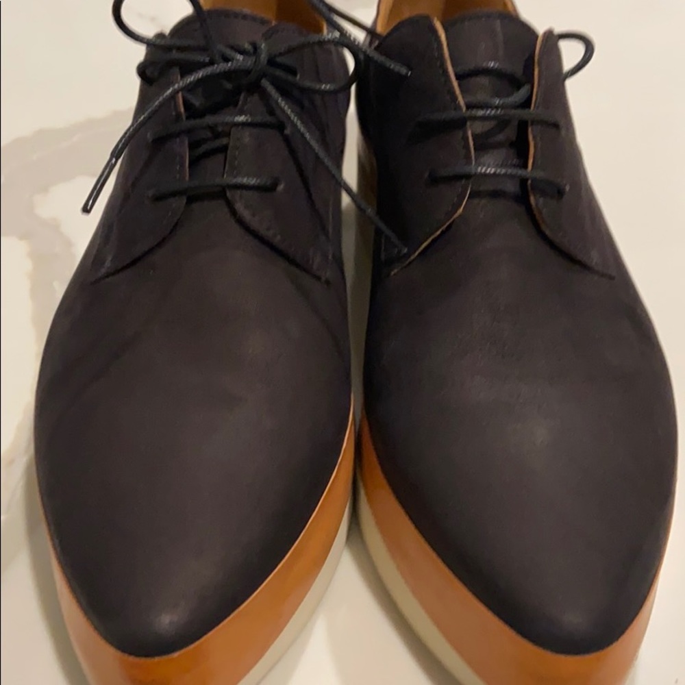 Coclico platform loafers lace up black 37